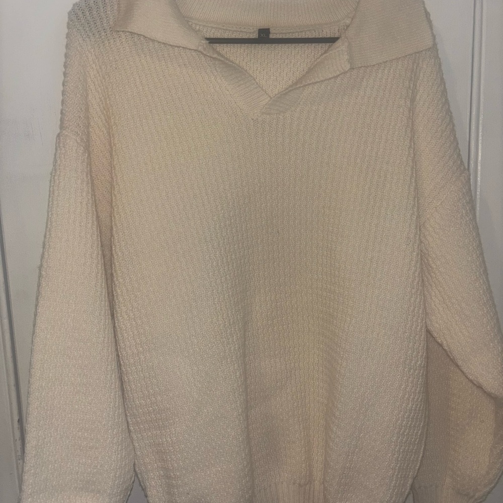 Men's Cream Sweater